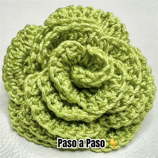 Cómo Tejer una Rosa 🌹 Crochet para Principiantes