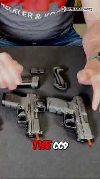 HK VP9CC vs. CC9: Trigger Guard Size Comparison #shorts
