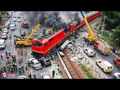 Most Unbelievable Train Moments Caught on Camera - Best of 2026 | Idiots in Cars #3