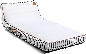 Big Joe Lux Premium Inflatable Pool Float, Premier Mesh, Durable UV Protected Polyester Blend