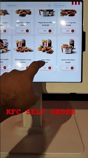 KFC’s Self-Ordering Kiosk 🍗✨ | Quick & Easy
