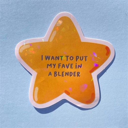 Fave in Blender Fandom Awards 7cm PVC Waterproof Sticker - Etsy