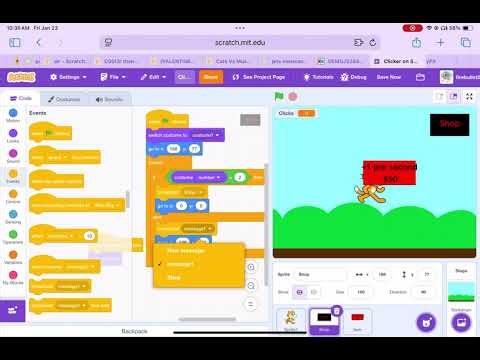 Scratch clicker tutorial | scratch tutorials #1