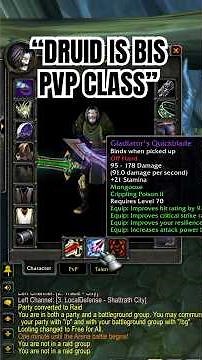 ⚡️"Druid is BiS PvP Class" change my mind - Ft. DRIS and‪@nightmanlols‬ - Classic WoW TBC⚡️