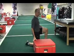 Box Hip Flexor Stretch