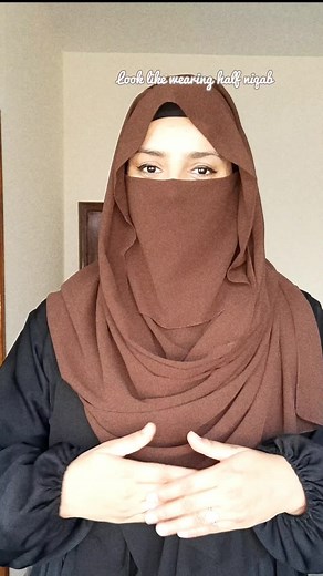 Stylish Niqab Tutorial with Hijab Purchase Options