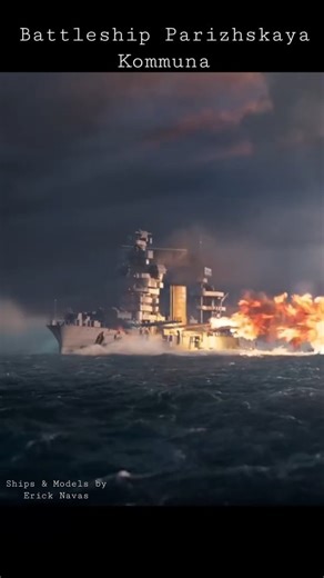 The Battleship Parizhskaya Kommuna (Paris Commune) was originally the Imperial Russian dreadnought Sevastopol, commissioned in 1911, renamed by the Soviets in 1921 after her crew joined the anti-Bolshevik Kronstadt Rebellion, and served as a flagship for the Black Sea Fleet, providing crucial WWII naval gunfire support during the Siege of Sevastopol before being renamed back to Sevastopol in 1943 and eventually scrapped in the mid-1950s. She underwent significant modernization, gaining anti-airc