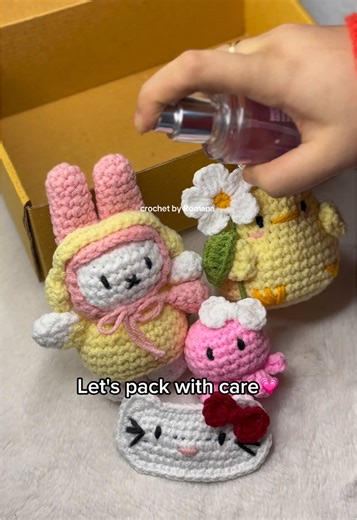 Packing an Order for Samia: Crochet Creations Inside