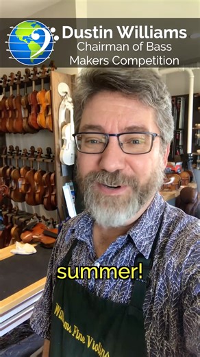 12 reactions | As we approach the 2023 ISB Convention, Dustin Williams is here to provide some information and announcements about the Bass Makers Competition and Luthier Talks! You can find event and registration information at https://www.isbworldoffice.com/luthier.asp. | International Society of Bassists | Facebook