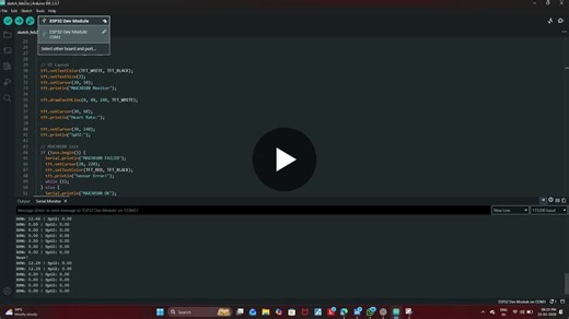 Real-Time SpO2 Heart Rate Monitoring System with ESP32 | JITHESHVAR M posted on the topic | LinkedIn
