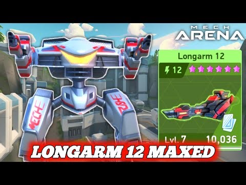 Finally Longarm 12 Maxed | Panther and Longarm 12 Gameplay - Mech Arena