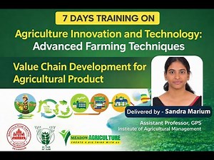Value Chain Development for Agricultural product