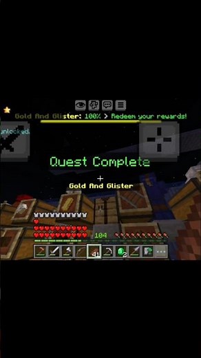 Completed Quest Craft 200 Glistering Melons #minecraft #cubecraft #cubecraftskyblock