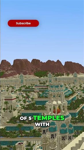 Mind Blowing Minecraft Pyramid City Build!