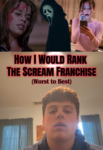 Scream Franchise Ranked! What’s your favorite Scream film? 🔪 #scream #moviereview #famous #trending #fyp