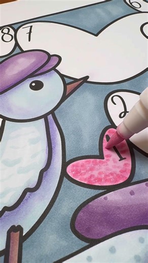 Day 1 Valentine Coloring Countdown