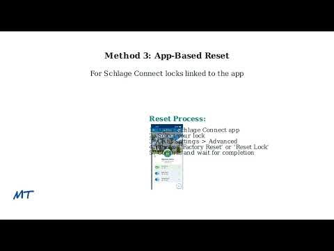 How To Change Schlage Lock Code Without Programming Code - Reset & Reprogram