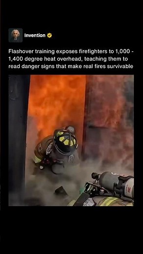 Inside a Flashover at 1400 Degrees 🔥 #shorts