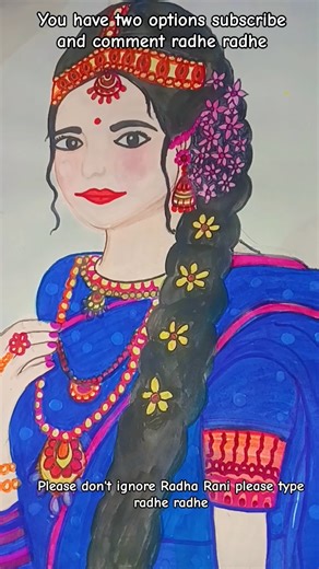 radhe viral drawing painting viral shorts krishna art trending shorts for kids and 100 subscribers