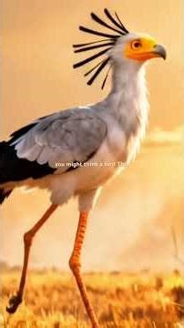 Meet The Savanna’s CEO 👨🏻‍💼: The Secretary Bird 🐦 in 60s
