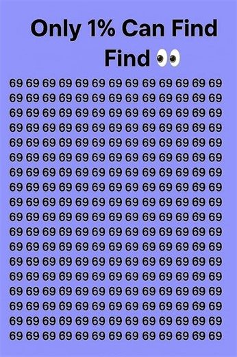 Only 1% Can Find the Hidden 96 👀