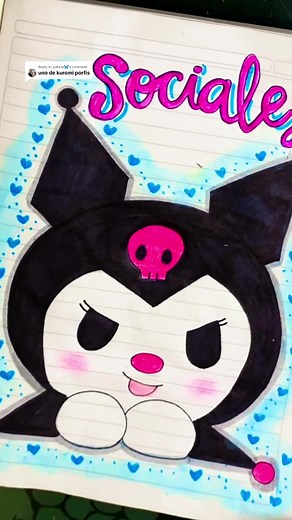 Portadas de Kuromi para tus cuadernos - Ideas para el regreso a clases 2024