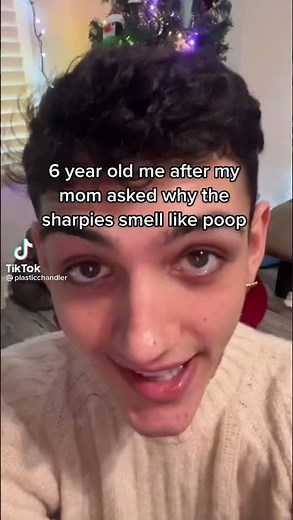 6 year old me after my mom asked why the sharpies smell like poop TikTok plasticchandler