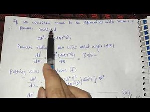 Radiation from an accelerated charge at low velocity (non relativistic charge)|| larmor's formula