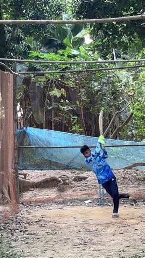 Youngstar Rifat Practices in Nets to Improve his batting 🎯 #cricket #cricketshorts #shortsfeed #new