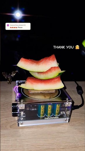 🍉 Lesson 21: electro watermelon #experiment #teslacoil #fruit #squidgame