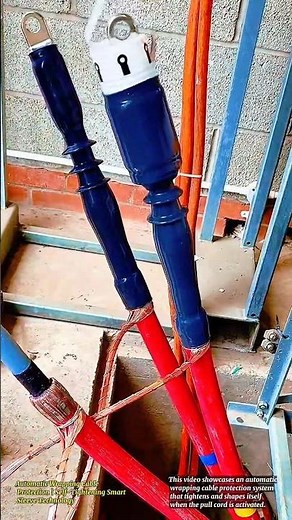 Automatic Wrapping Cable Protection | Self-Tightening Smart Sleeve Technology