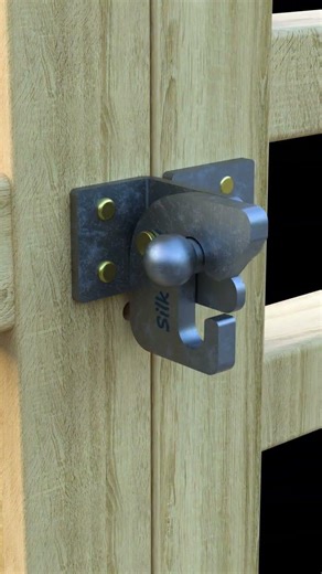 Automatic gate latch, lock