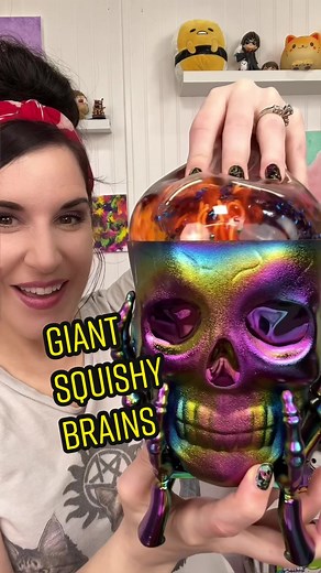 Squishy Giant Brain Toy for Creative Play
