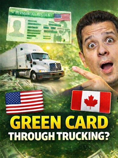 Can Buying a Trucking Company Help You Get a Green Card? Can you get a Green Card or permanent residency by buying a trucking company? In some cases, yes — if it’s structured properly. Buying a real, revenue-generating trucking company in the US or Canada can support investor or business immigration pathways when investment and job-creation requirements are met. After 20 years in trucking, I know small fleet owners in the US and Canada preparing to retire, some with 2–5 trucks and real operating