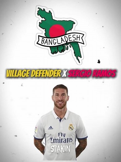 RAMOS FANS 🥶🇧🇩 #bollywood #ramos #football #bangladeshfootball #villagefootball #tackle #defender