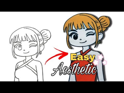 Easy Girl Drawing Tutorial ✏️ | Aesthetic Sketch for Beginners