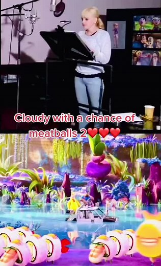 Behind the Scenes with Anna Faris and Sam Sparks | Cloudy with a Chance of Meatballs 2