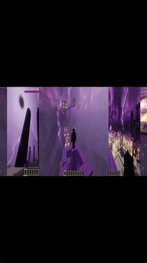 Into the End… Where It All Ends 🖤 #minecraftshorts #minecraft @minecraft