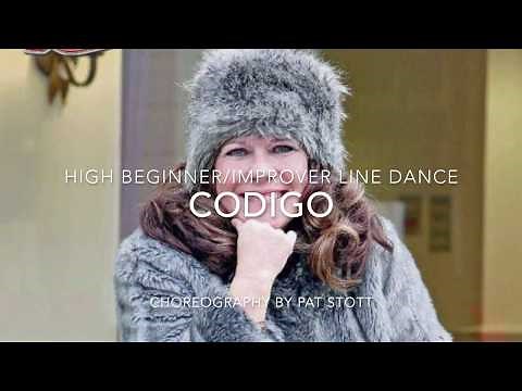 CODIGO line dance demo, choreography by Pat Stott