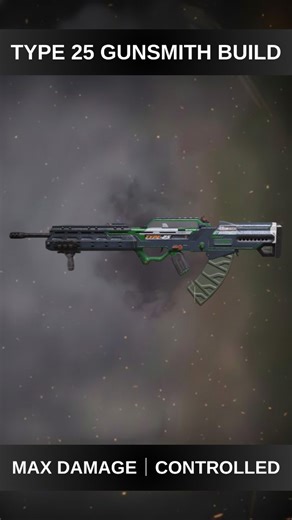 Ashwadhama on Instagram: "🔥 CODM Type 25 Gunsmith 🔥 Max Damage • Controlled Clean camo ➝ Full build shown 👀 Full setup on YouTube Link in bio 👆 👇 Comment which gun next! #codm #callofdutymobile #mobilegaming #fps #gamingreels"