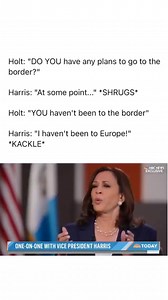 Props to this interviewer for keeping a straight face in Kamala's absolutely ridiculous response to this issue. P.S. There is nothing funny about the border crisis. Hold your cackle. | Outspoken Samantha