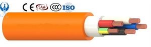 [Hot Item] Class 2 Plain Annealed Copper Conductor PVC Insulated Orange Circular Cable 0.6/1kv