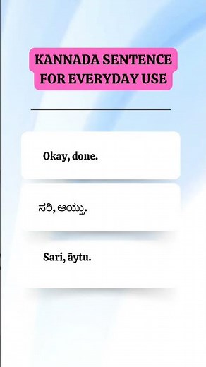 Kannada sentences for Everyday use | Learn Kannada | Talk Fluent