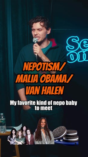 shout out to malia obama, amelia oreo, and eddie van halen #standupcomedian #nepobaby #nepotismbaby #jokes