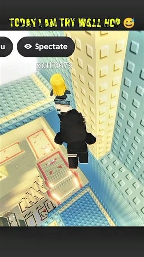 Trying Wall Hop in Roblox! Can I finish it? 🧱🏃💨 #Roblox #WallHop #Gaming #RobloxObby