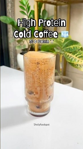 High protein cold coffee|Protein coffee recipe|High protein coffee drink