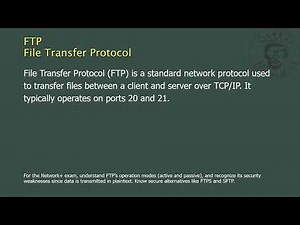 FTP - File Transfer Protocol - Network+