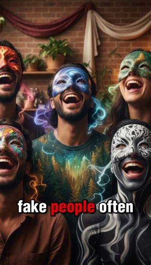 Fake people wear mask