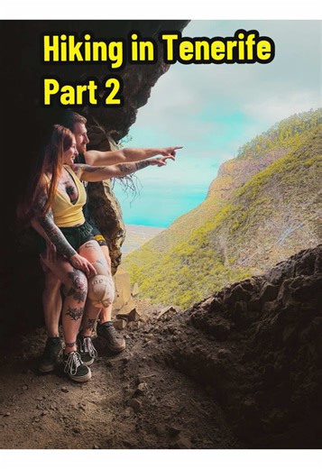 Was een pittige wandeling, niet voor mensen met hoogtevrees want de paden zijn slecht en glad en vooral heel smal tegen de afgrond 😱 maar het uitzicht maakte alles goed😍 @Olivier 💕 #hiking #hikingadventures #tenerife #vacay #exploring
