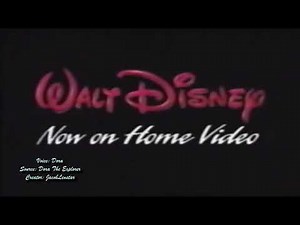 Walt Disney Home Video Handwriting Bumpers Voiced By UberDuck.ai Voices